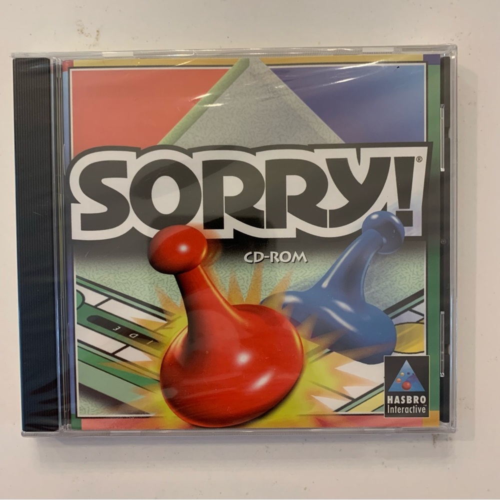 Hasbro SORRY PC Game NEW Sealed Vintage 1998